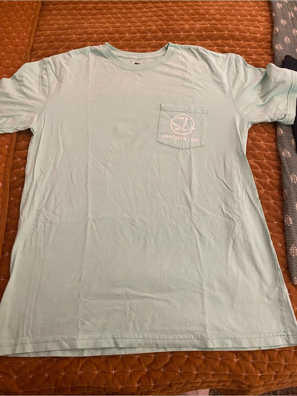 Southern lure “get cranky” Men's Mint Pocket T‑Shirt